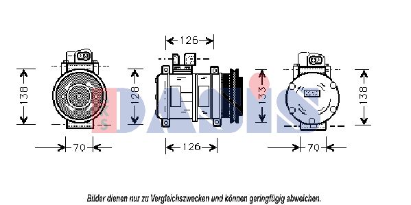 AKS DASIS kompresorius, oro kondicionierius 850767N